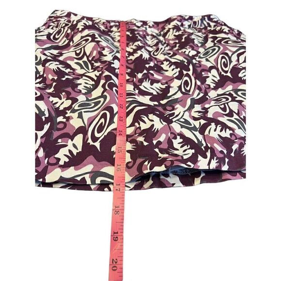 Lady Hagen purple swirl golf tennis short skirt 10 - Picture 6 of 6